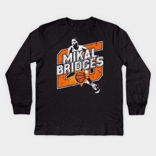 Mikal Bridges Kids Long Sleeve T-Shirt